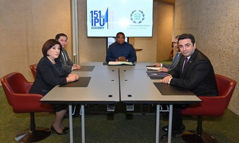 Azerbaycan ve Ermenistan Parlamento Başkanları Cenevre'de Buluştu