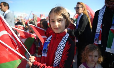 Balıkesir'den Filistin'e Destek Gösterisi