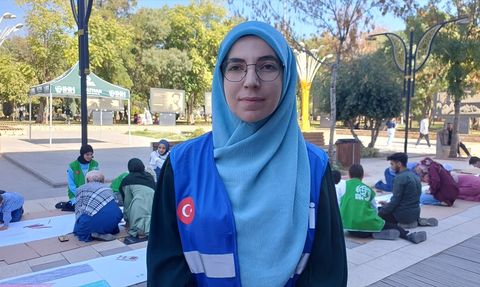 Batman'da Gazze'ye Destek İçin Çizim Etkinliği Düzenlendi