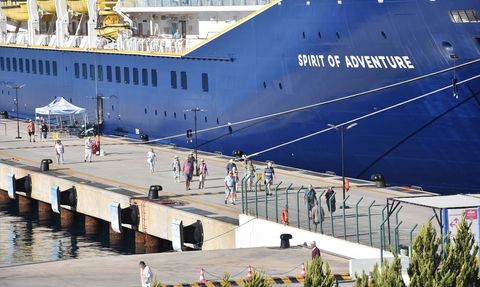 Bodrum'a Spirit of Adventure Kruvaziyeri Geldi