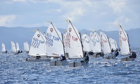 Bodrum'da Uluslararası Optimist Yarışları Başladı