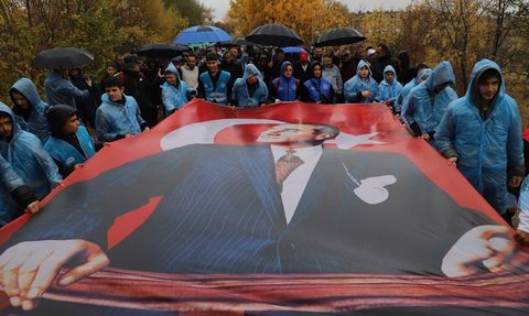 Çankırı'da 16. İstiklal Yolu Yürüyüşü Gerçekleştirildi
