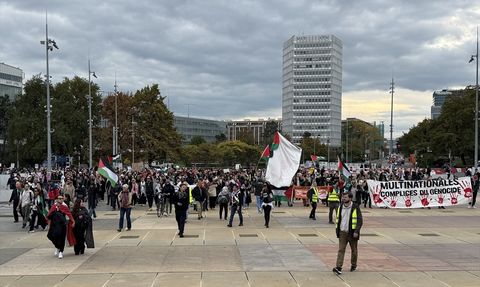 Cenevre'de Gazze İçin Buluşma: Binlerce Kişi Yürüyüş Düzenledi