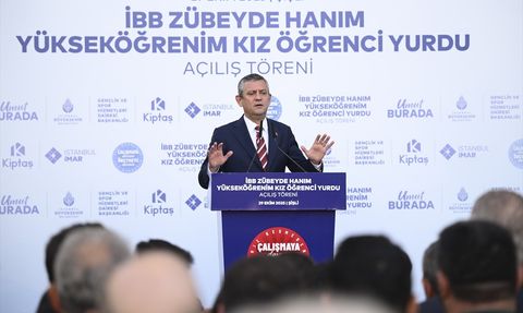 CHP Lideri Özel, İstanbul'da Kız Öğrenci Yurdu Açılışında Konuştu