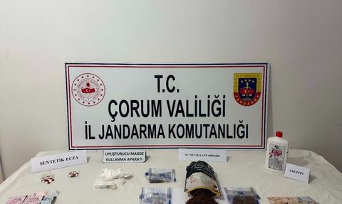 Çorum'da Uyuşturucu Operasyonu: 8 Gözaltı