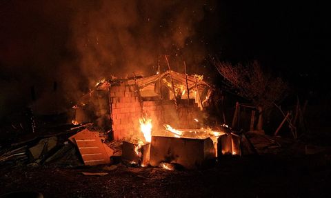 Çorum'daki Yangında 7 Kişi Dumandan Etkilendi