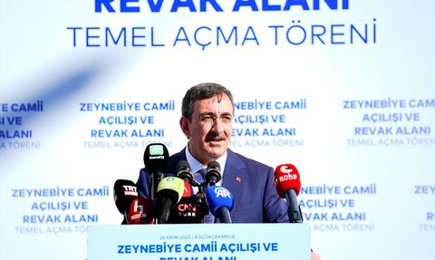 Cumhurbaşkanı Yardımcısı Yılmaz'dan Zeynebiye Camii Açılışında Önemli Mesajlar