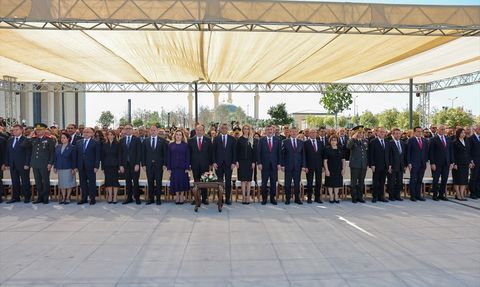 Cumhurbaşkanı Yardımcısı Yılmaz, KKTC Cumhurbaşkanı Erhürman ile Görüştü