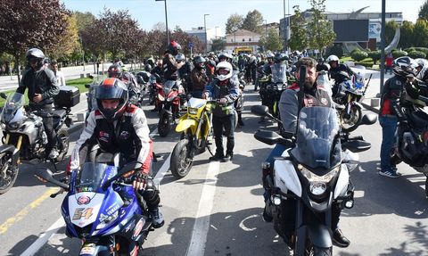 Düzce'de Cumhuriyet'in 102. Yılı İçin Motosiklet Turu