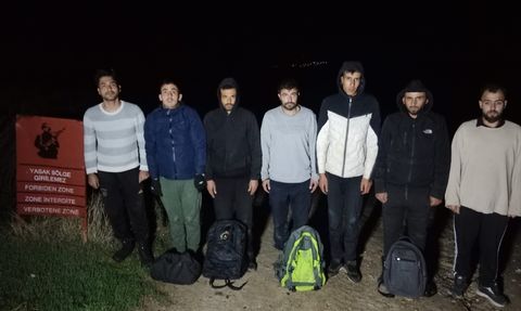 Edirne'de 16 Düzensiz Göçmen Yakalandı