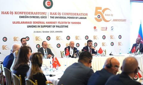 HAK-İŞ'ten Filistin'e Destek Programı