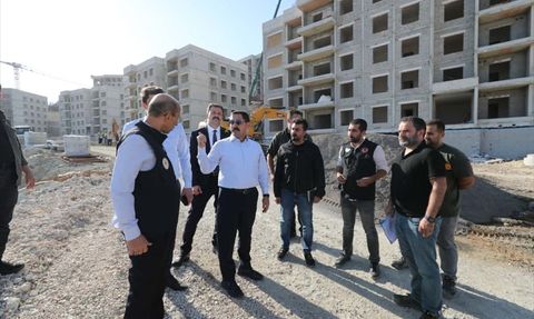 Hatay Antakya'da Afet Konutları İnşaatı Devam Ediyor