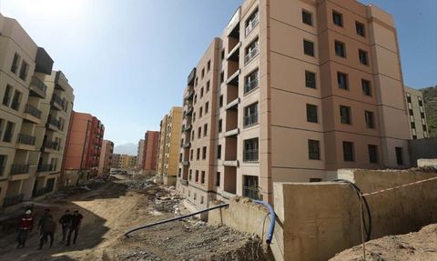 Hatay Belen'de Afet Konutları ve Ticaret Merkezi İnşaatı Devam Ediyor