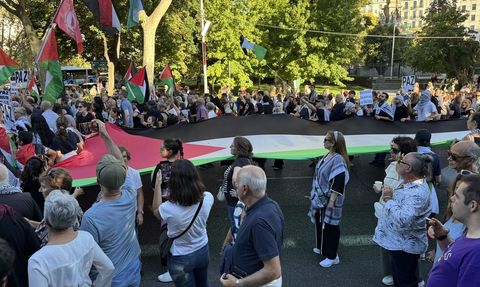 İspanya'da Kitlesel İsrail Karşıtı Gösteriler