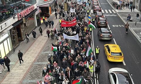 İsveç'te Batı Şeria İlhak Planına Protesto
