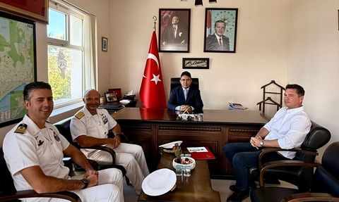 İtalya Deniz Kuvvetleri Fırkateyni Marmaris'te