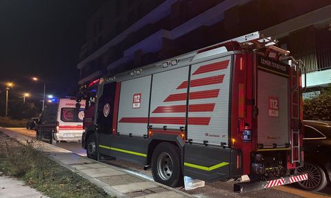 İzmir Gaziemir'de Yangın Panic Yaratmadı