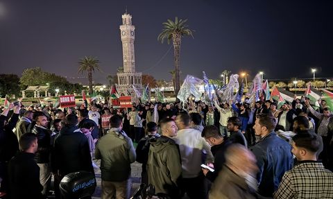 İzmir, Uşak ve Aydın'da Küresel Sumud Filosu'na Tepkiler