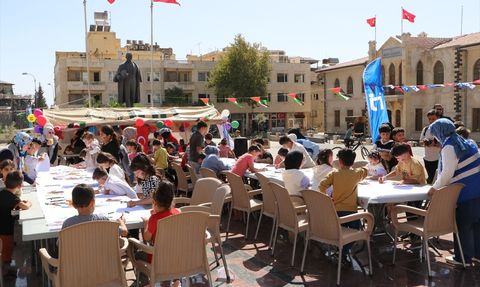 Kilis'te Filistinli Çocuklar İçin Farkındalık Etkinliği Düzenlendi
