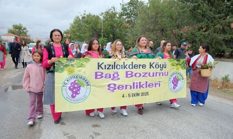 Kızılcıkdere 5. Bağ Bozumu Şenlikleri Kırklareli'nde Başladı