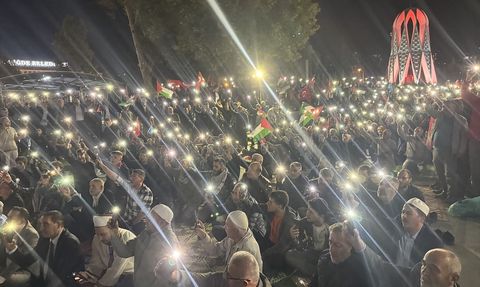 Niğde'de İsrail'in Küresel Sumud Filosu'na Saldırılarına Tepki Gösterildi