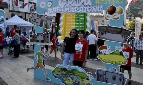 Ordu'da Çocuk Maratonu Coşkusu