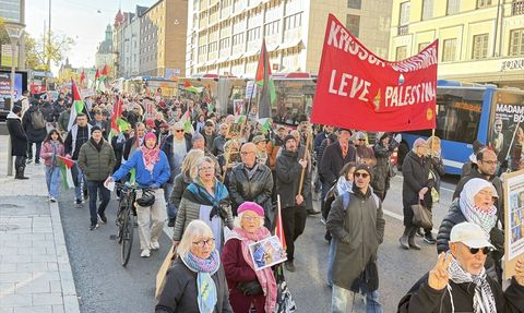 Salih el-Caferavi İsveç'te Anıldı: Gazetecilere Yönelik Soykırımı Protesto Edildi