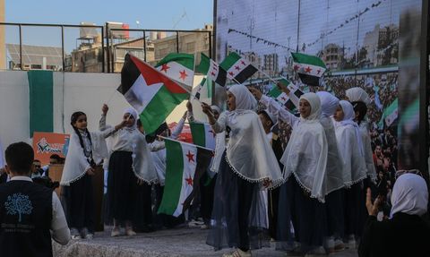 Şam'da Yenilenen Kız Okulu Açıldı