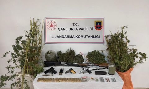 Şanlıurfa'da Uyuşturucu ve Silah Kaçakçılığı Operasyonu