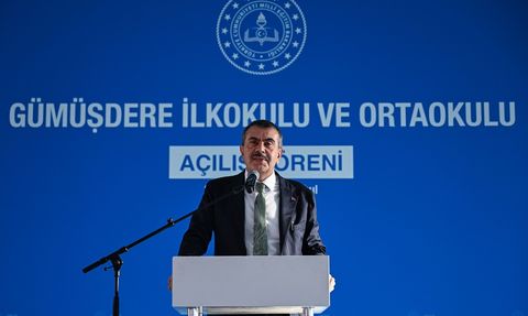 Sarıyer'de Gümüşdere İlkokulu ve Ortaokulu'nun Açılış Töreni