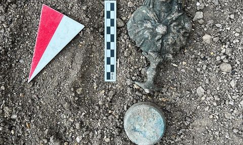 Satala Antik Kenti'nde Mısır Tanrıçası İsis'in Bronz Büstü Bulundu