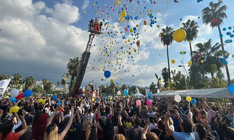 Tamer Talha için Kutlama: Kanseri Yenen Minik Kahramana Balonlarla Moral