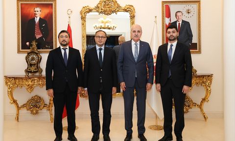 TBMM Başkanı Kurtulmuş'tan TÜRKPA Genel Sekreterine Ziyaret