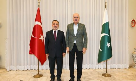 TBMM Başkanı Numan Kurtulmuş, Pakistan'da Büyükelçiliği Ziyaret Etti