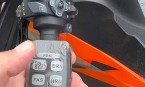 Tekirdağ'da Usulsüz Siren Kullanan Motosiklet Sürücüsüne Cezası