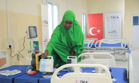 TİKA, Somali'deki Hastaneye Yoğun Bakım Desteği Sağladı