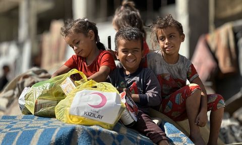 Türk Kızılay, Gazze'deki İnsani Yardımlara Devam Ediyor