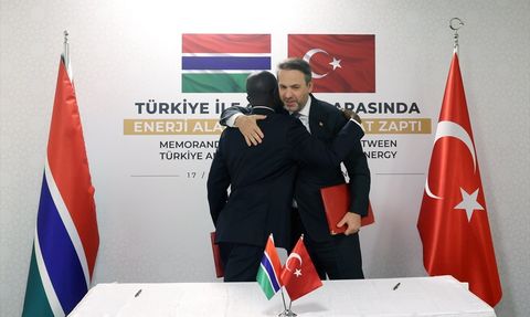 Türkiye ve Gambiya'dan Enerji İşbirliği Anlaşması
