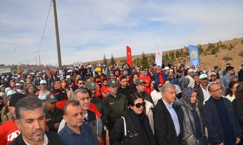 Eskişehir'deki Orman Yangında Şehit Olan Muharrem Can İçin Fidan Dikimi Yapıldı