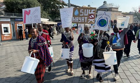 Tanzanyalı Masailer Su Farkındalığı Etkinliğinde Dans Etti