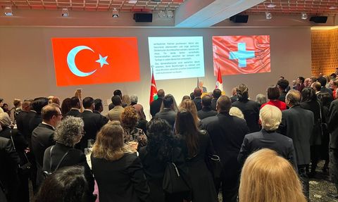 Zürih'te Türkiye Cumhuriyeti'nin 102. Yılı Coşkuyla Kutlandı
