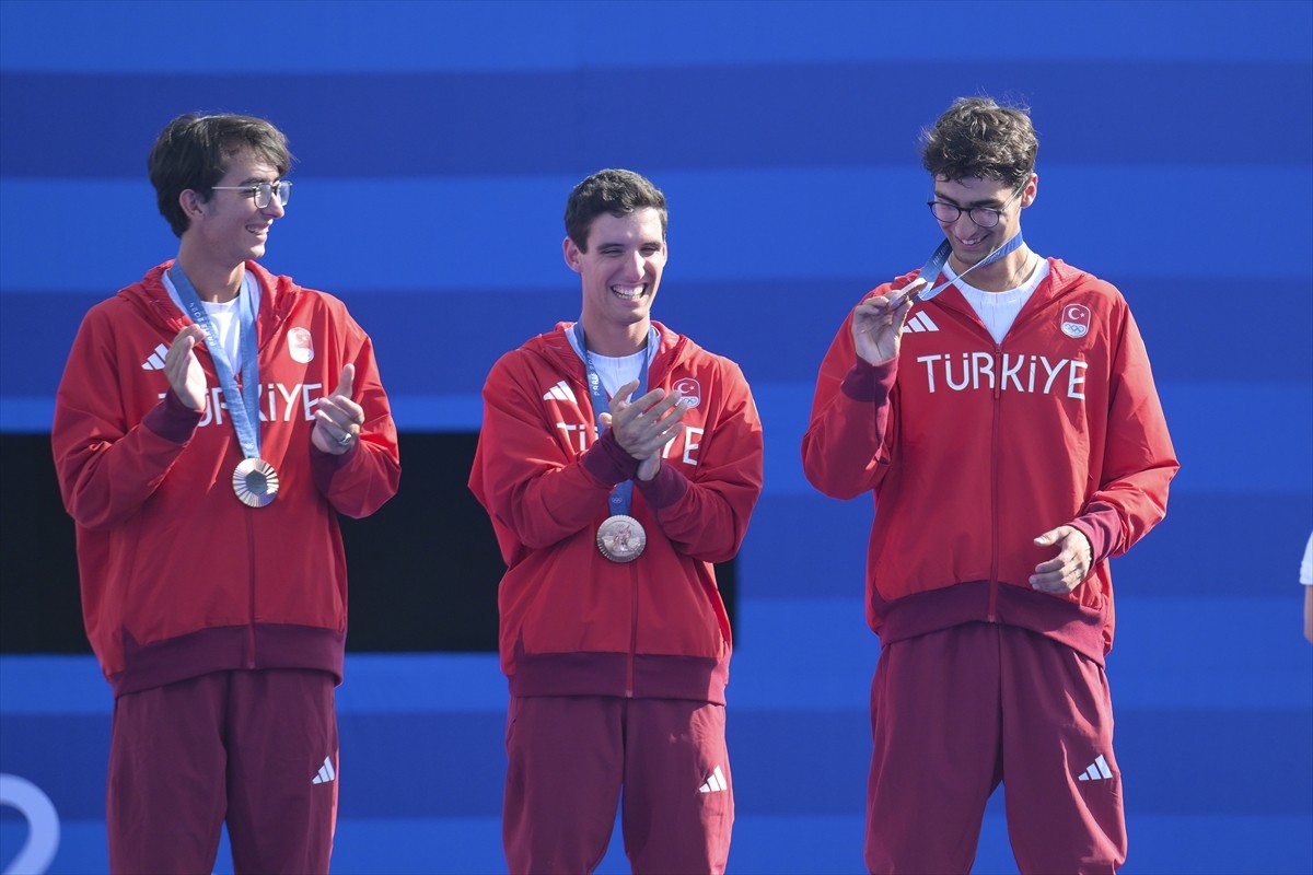 Fransa'da düzenlenen Paris 2024 Olimpiyat Oyunları'nın üçüncü gününde Okçuluk Klasik Yay Takım...