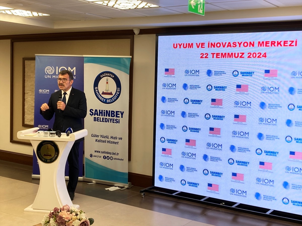 Gaziantep'te Şahinbey Belediyesi ile Birleşmiş Milletler Uluslararası Göç Örgütü (IOM)...