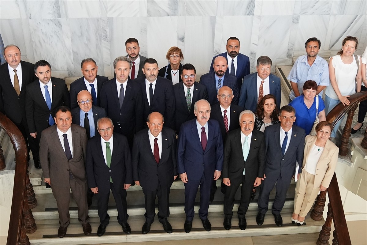 TBMM Başkanı Numan Kurtulmuş, İstanbul Üniversitesi'nde düzenlenen "Kıbrıs Barış Harekatı'nın 50....