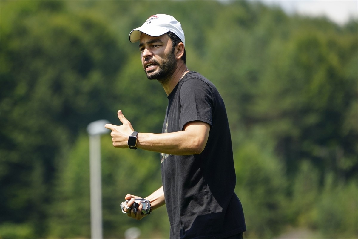 Trendyol Süper Lig ekiplerinden Gaziantep FK'nin yeni sezon hazırlıkları kapsamında kampta...