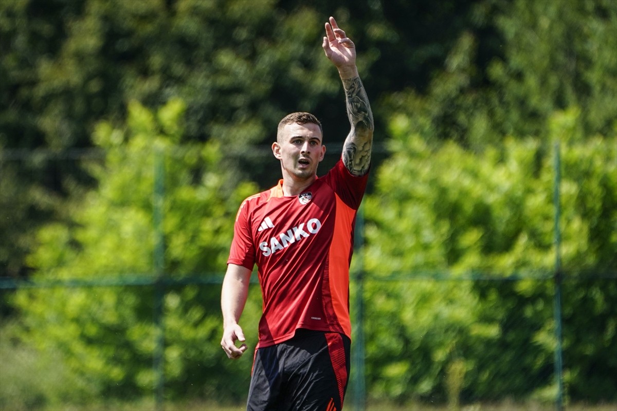 Trendyol Süper Lig ekiplerinden Gaziantep FK'nin yeni sezon hazırlıkları kapsamında kampta...