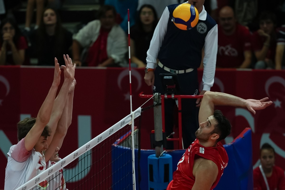 2026 Avrupa Şampiyonası Elemeleri A Grubu'ndaki ikinci maçında A Milli Erkek Voleybol Takımı ile...