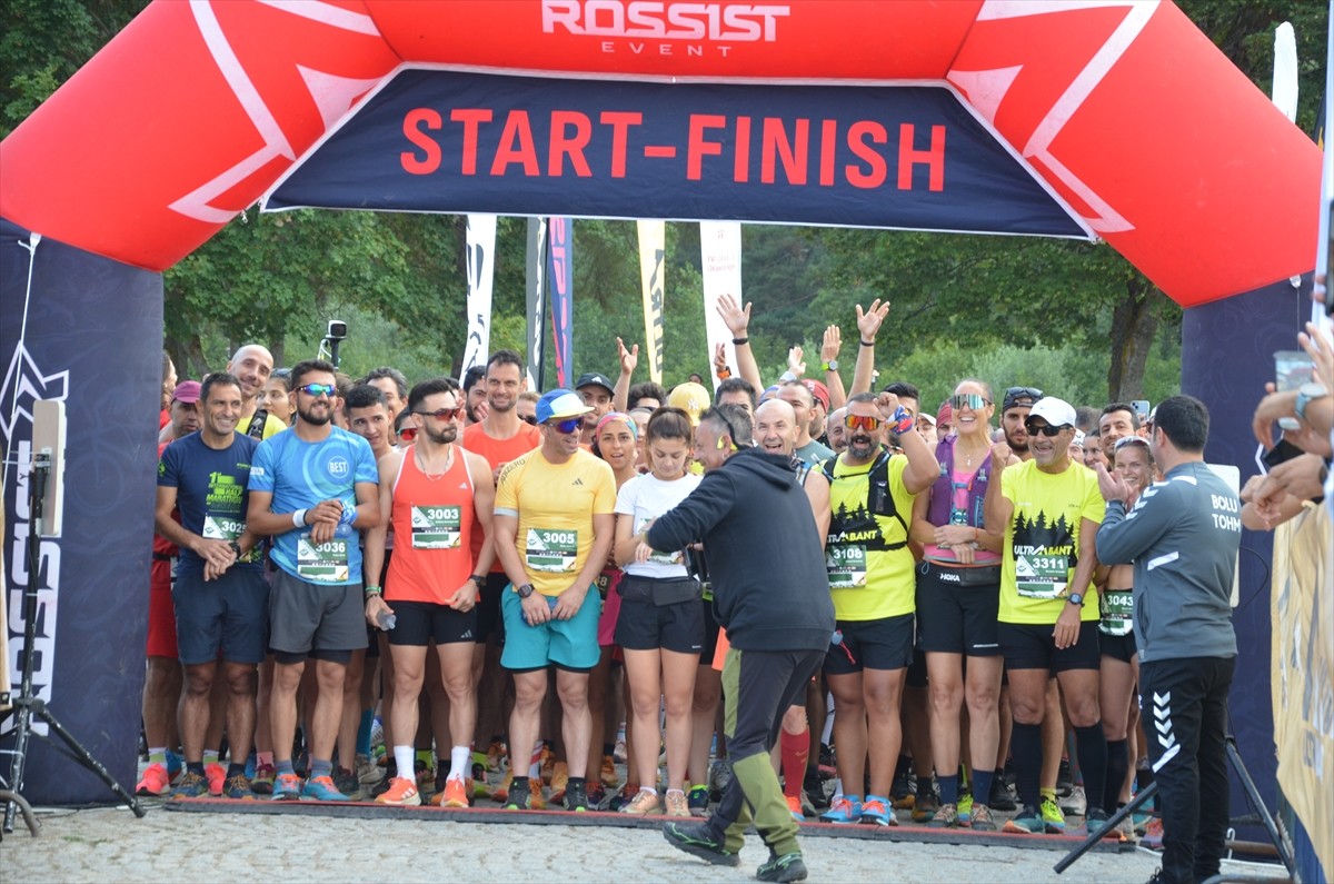 Abant Gölü Mili Parkı'nda, 2. Uluslararası Ultra Abant Patika Koşu Yarışması gerçekleştirildi....