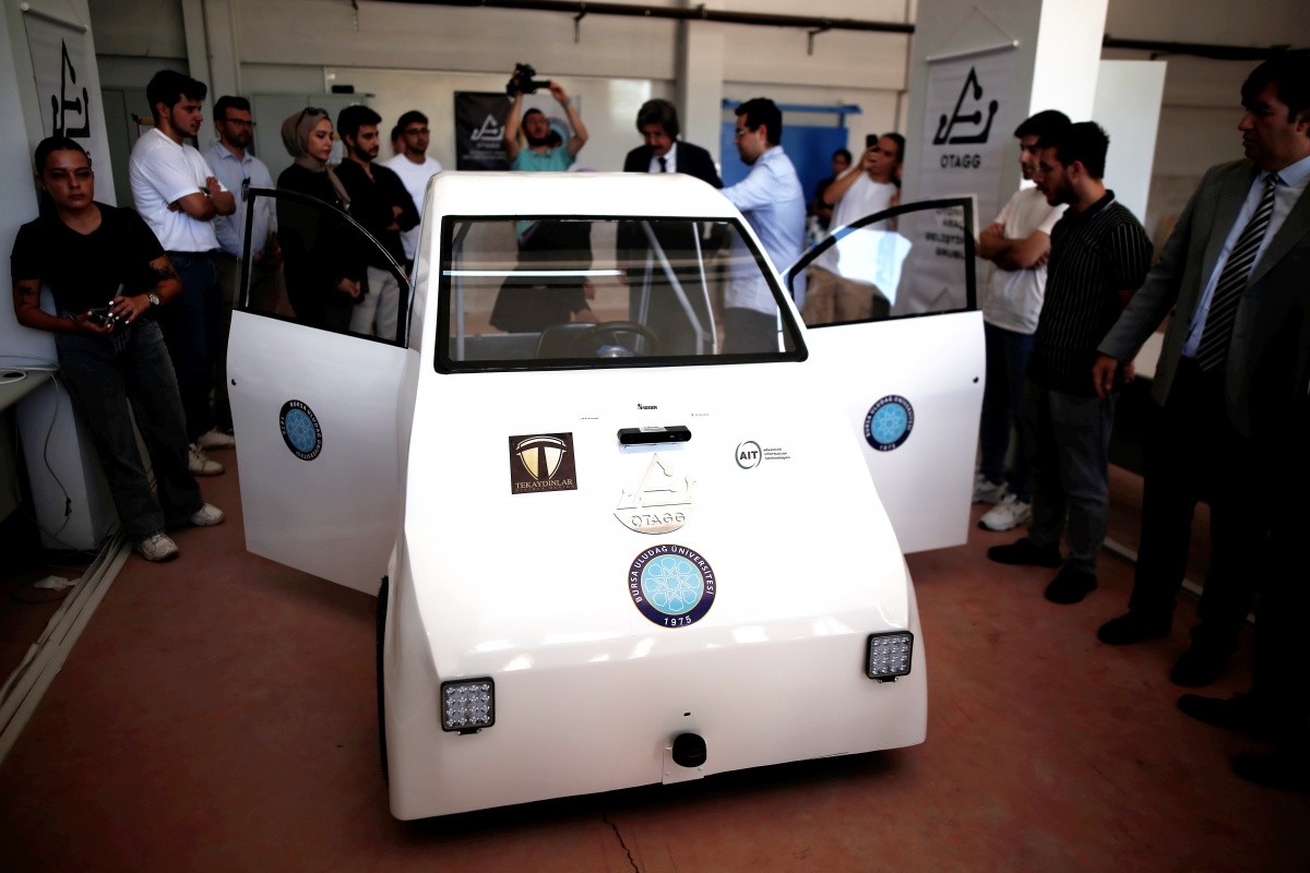 Bursa Uludağ Üniversitesi (BUÜ) Otonom Araç Geliştirme Grubu (OTAGG) tarafından yapılan OTAGG-01...