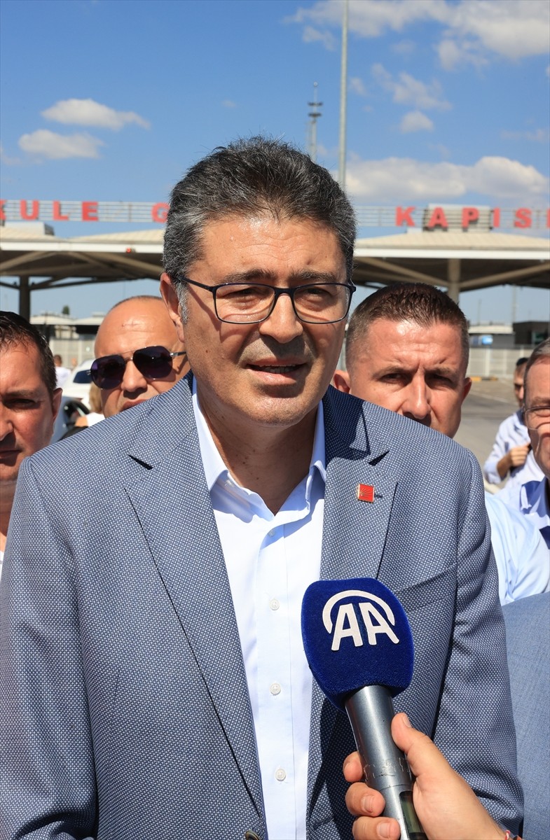 CHP Genel Başkan Yardımcısı Ensar Aytekin ve beraberindekiler, Kapıkule Sınır Kapısı'nda dönüş...